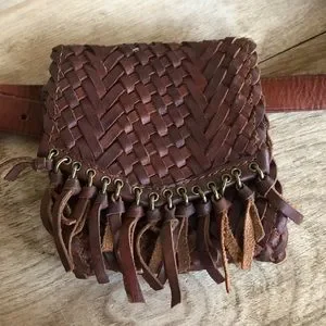 Ralph Lauren | Bags | Ralph Lauren Woven Brown Leather  display picture 1